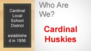 Cardinal local schools superintendent