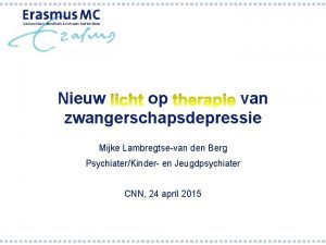 Zwangerschapsdepressie