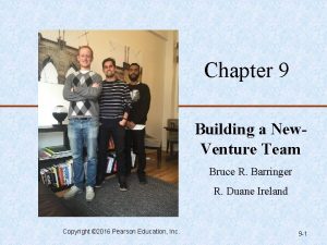 Creating a new venture team