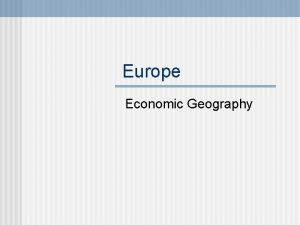Northern europe natural resources