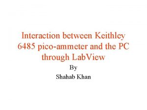 Keithley 6485 manual