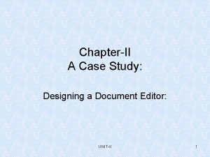 Document editor