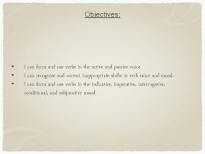 Which sentence uses indicative mood?