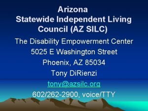 Arizona statewide independent living council