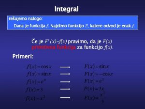 Pravila integriranja