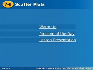 Horizontal scatter plot