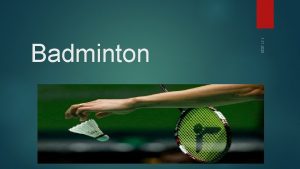 Badminton nedir