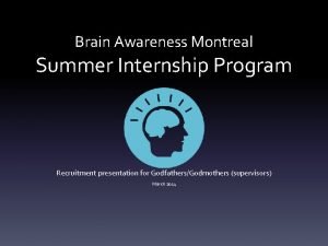 Montreal summer internships