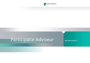 Missie en visie abn amro Missie en visie abn amro