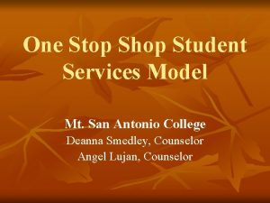 Student services mt sac