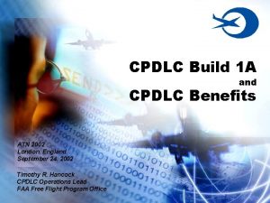 Benefits of cpdlc