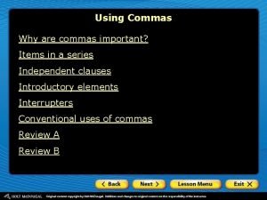 Such as comma