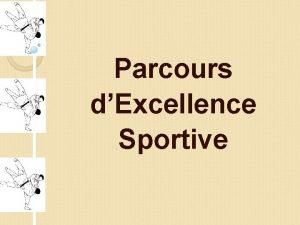 Parcours dExcellence Sportive ECHEANCES PES 2013 2016 28