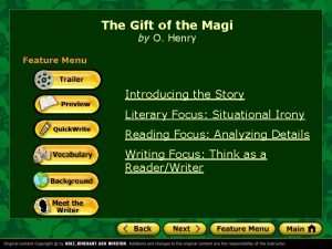 The Gift of the Magi by O Henry