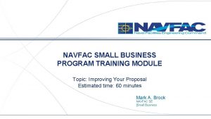 Navfac small business