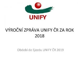 Unify inzerce