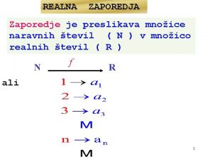 Zgornja in spodnja meja zaporedja