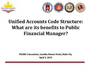 Unified accounting code structure