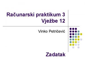 Računarski praktikum 3