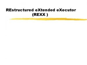 Listdsi rexx example