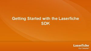 Laserfiche sdk Laserfiche sdk