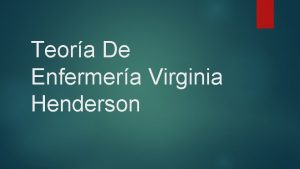 14 necesidades de virginia henderson