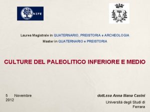 Bulino preistorico