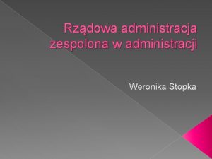 Administracja zespolona