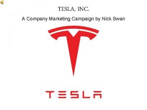 Tesla advertising campaign