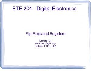 Registers digital electronics