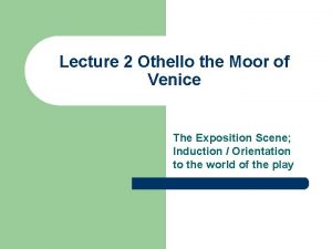 Othello lecture