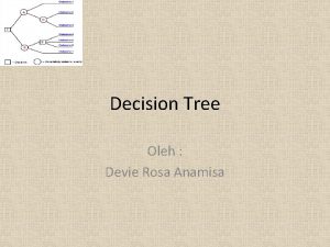Decision Tree Oleh Devie Rosa Anamisa Pembahasan Latar