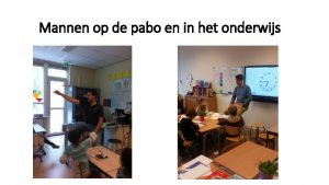 Mannen op de pabo en in het onderwijs