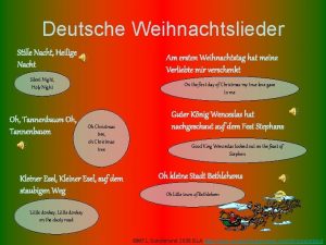 Weihnachtslieder liste deutsch