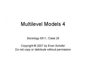 Multilevel model equation example