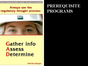 What is a prerequisite program