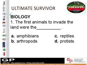 Ap biology survivor game