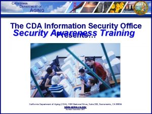 Cda security awareness training