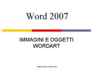 Word 2007 word art