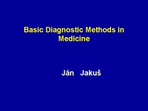 Basic Diagnostic Methods in Medicine Jn Jaku Classification