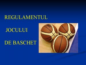 Regulile jocului de baschet