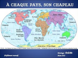 chaque pays son chapeau Dfilement manuel Montage Dolo