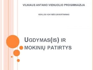 Vilniaus antano vienuolio progimnazija
