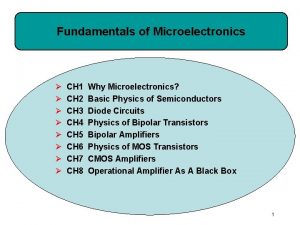 Fundamentals of microelectronics solution