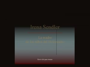 Irena sendler biografia