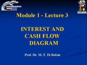 Simple interest cash flow diagram