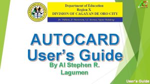 Autocard anywhere