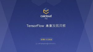 Tensor Flow pengjingtiancaicloud io Speech content Tensor Flow