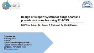 Design of support system for surge shaft and