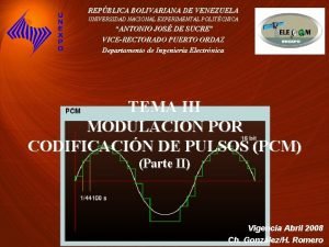 REPBLICA BOLIVARIANA DE VENEZUELA UNIVERSIDAD NACIONAL EXPERIMENTAL POLITCNICA